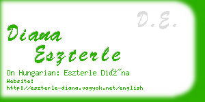 diana eszterle business card